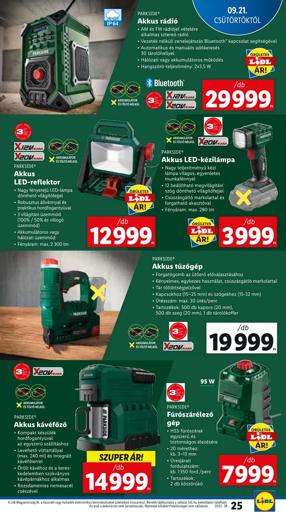 Lidl akciós újság 09.21–09.27 – 25. oldal
