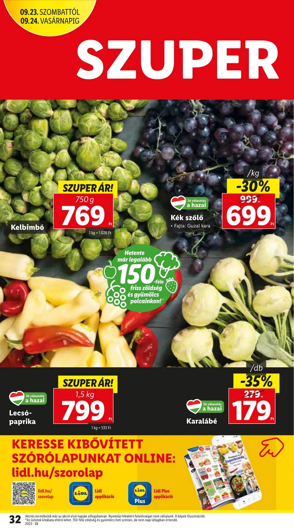 Lidl akciós újság 09.21–09.27 – 32. oldal