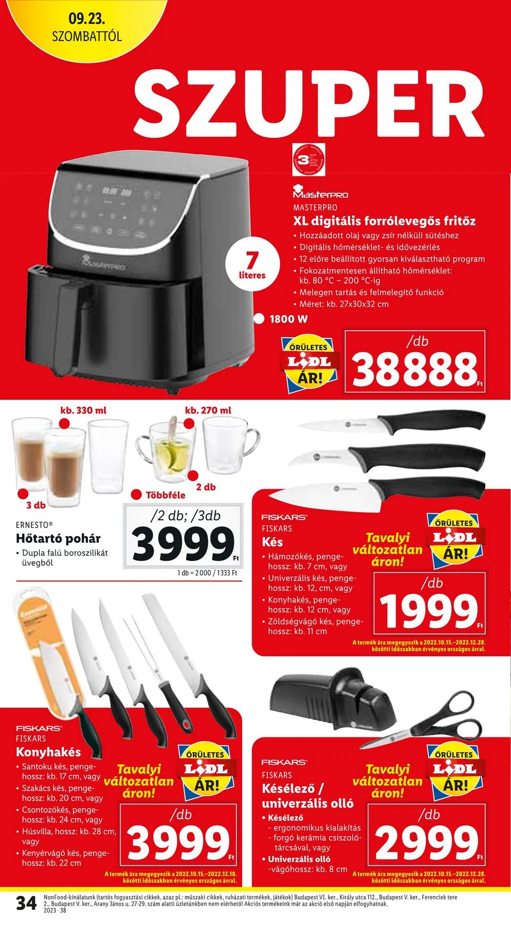 Lidl akciós újság 09.21–09.27 – 34. oldal