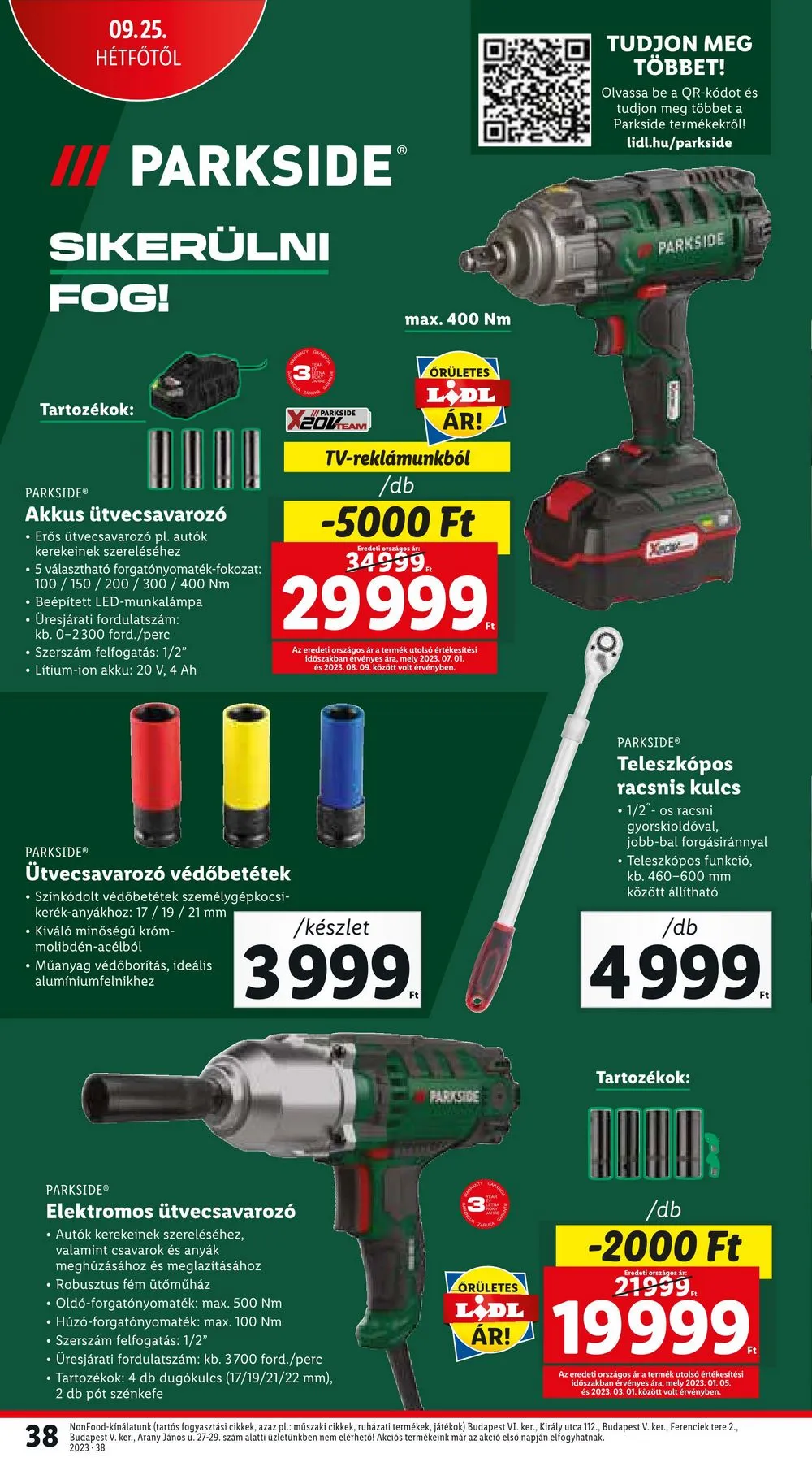 Lidl akciós újság 09.21–09.27 – 38. oldal