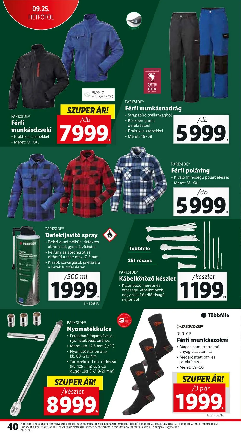 Lidl akciós újság 09.21–09.27 – 40. oldal