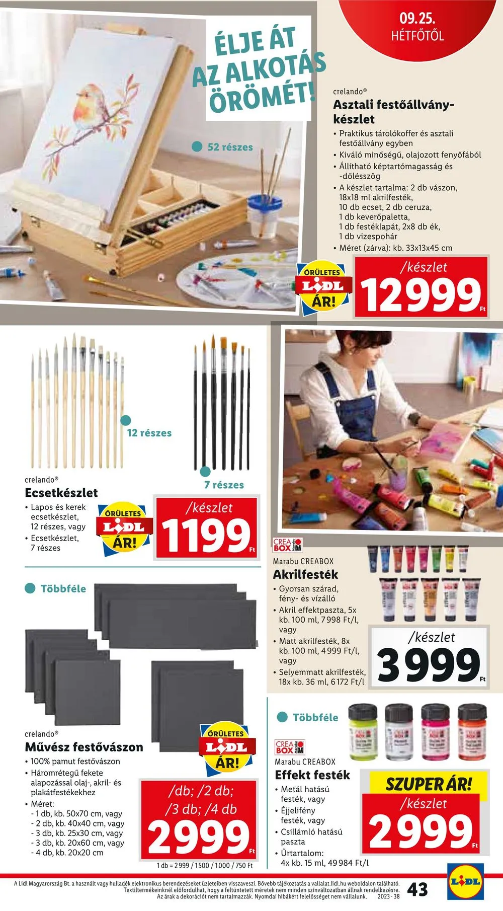 Lidl akciós újság 09.21–09.27 – 43. oldal