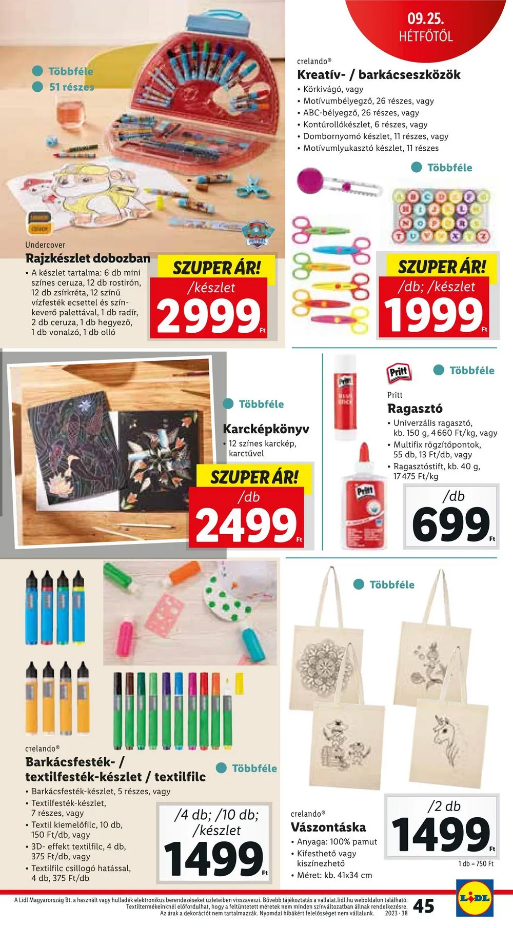 Lidl akciós újság 09.21–09.27 – 45. oldal