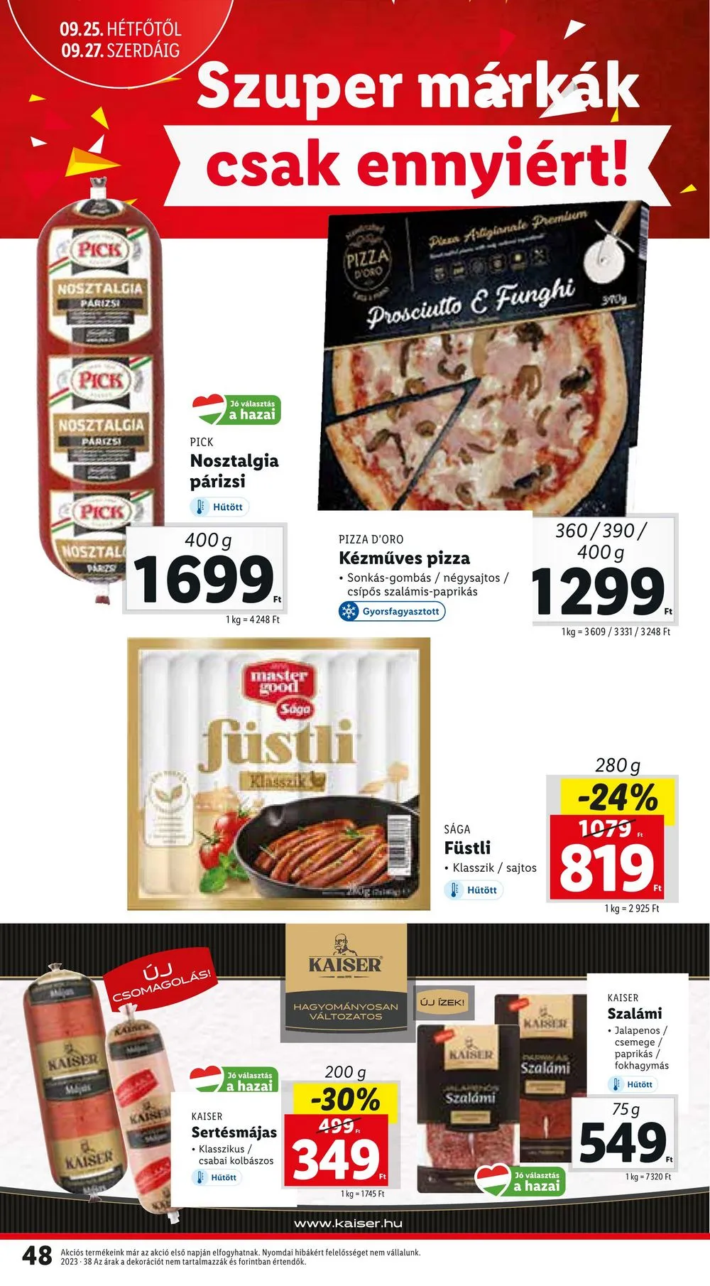 Lidl akciós újság 09.21–09.27 – 48. oldal