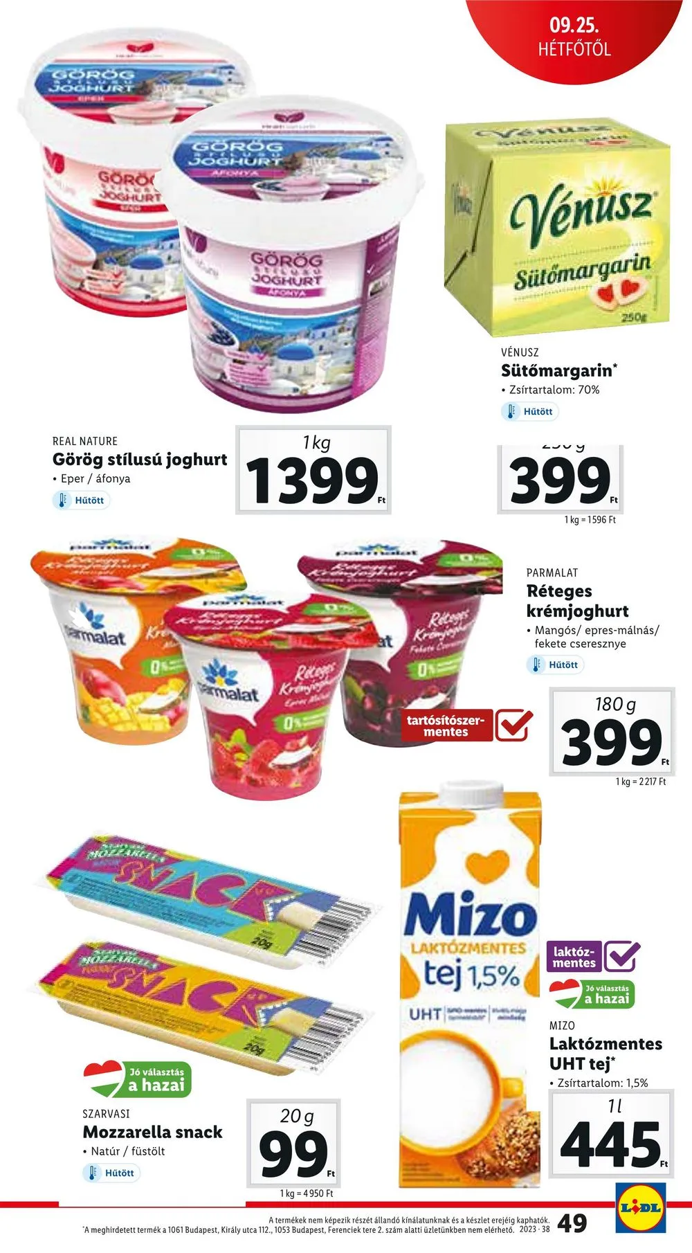 Lidl akciós újság 09.21–09.27 – 49. oldal