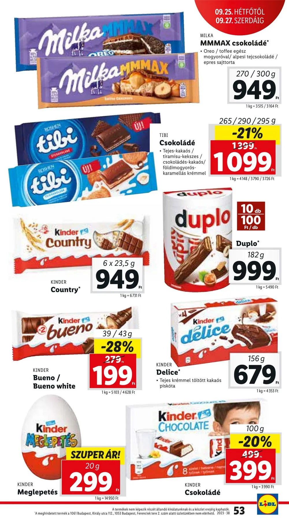 Lidl akciós újság 09.21–09.27 – 53. oldal