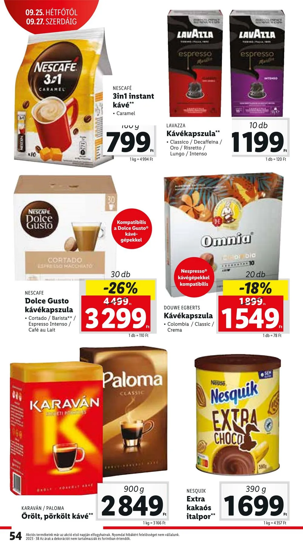 Lidl akciós újság 09.21–09.27 – 54. oldal