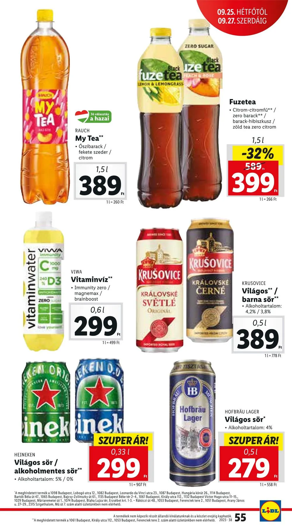 Lidl akciós újság 09.21–09.27 – 55. oldal