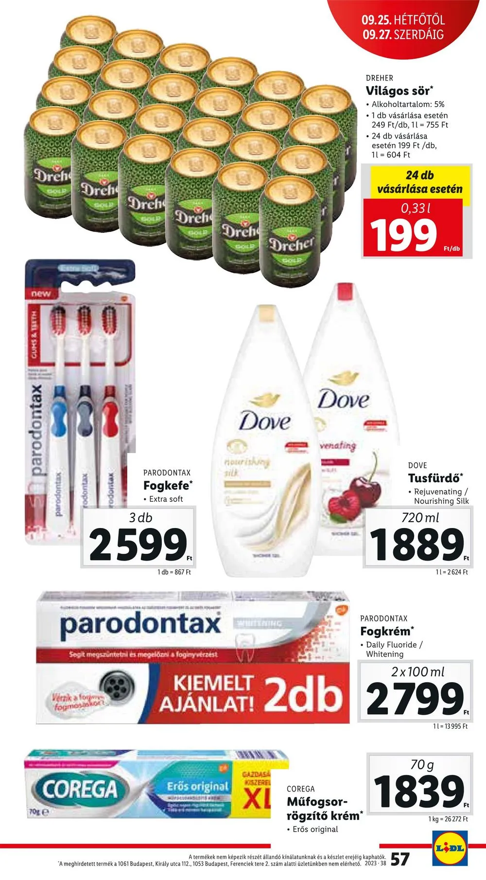 Lidl akciós újság 09.21–09.27 – 57. oldal