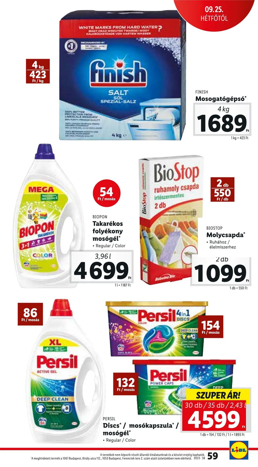 Lidl akciós újság 09.21–09.27 – 59. oldal
