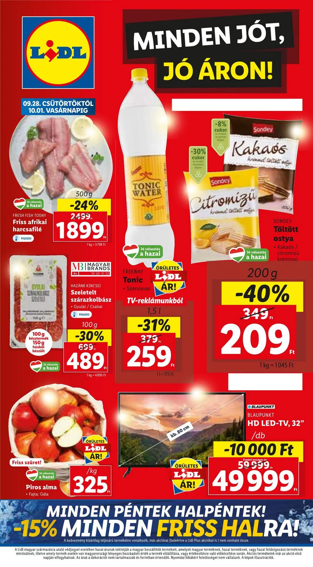Lidl akciós újság 09.28–10.04