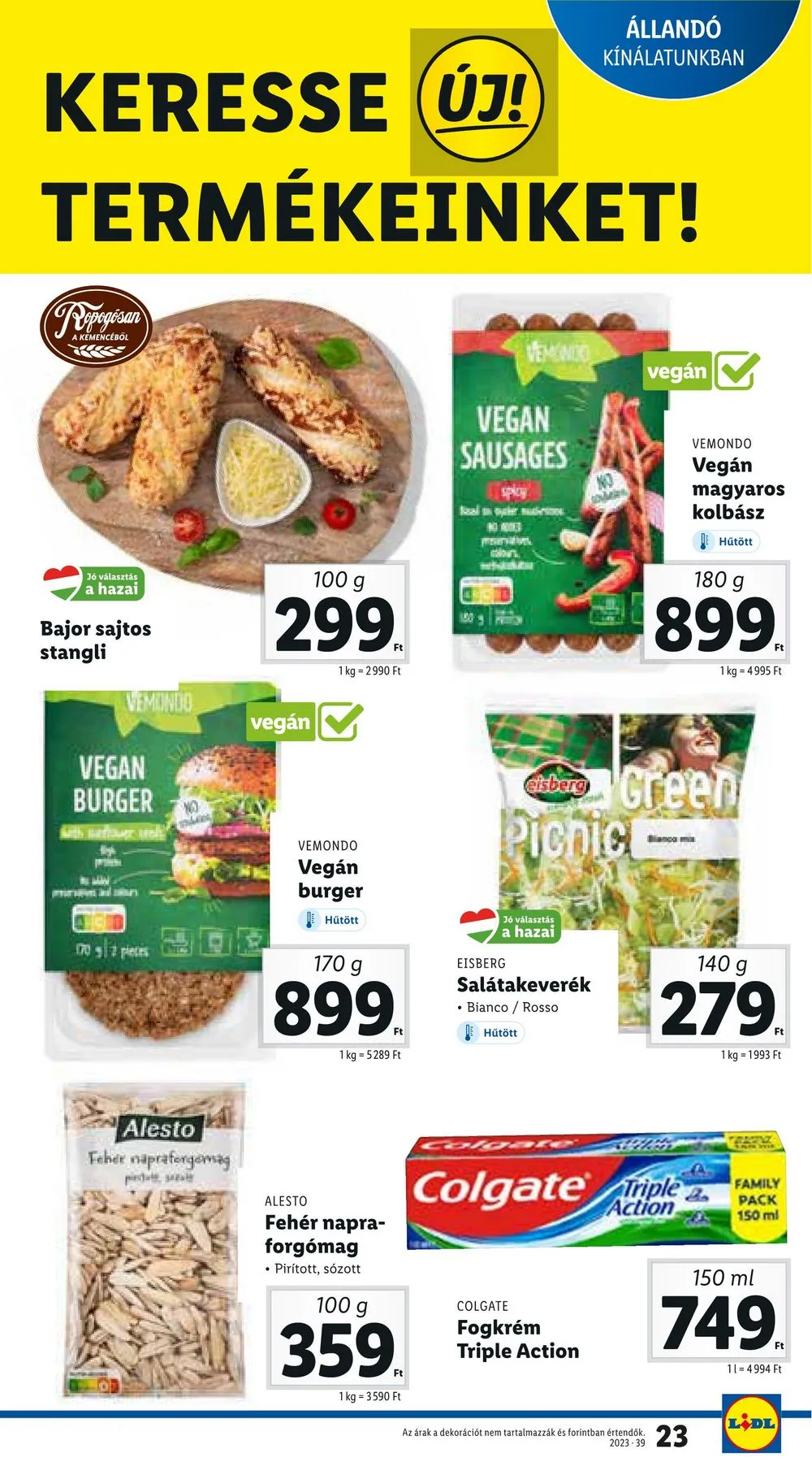 Lidl akciós újság 09.28–10.04 – 23. oldal