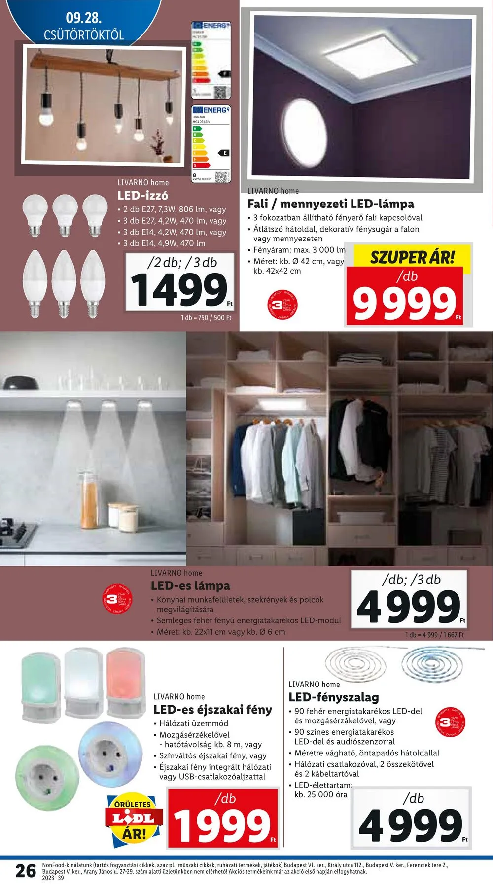 Lidl akciós újság 09.28–10.04 – 26. oldal