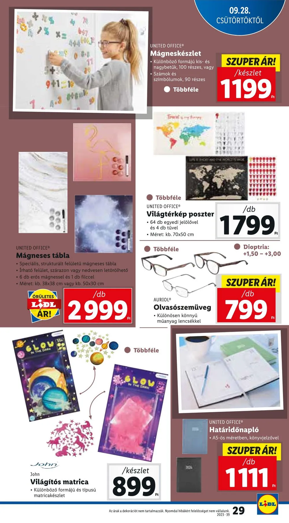 Lidl akciós újság 09.28–10.04 – 29. oldal