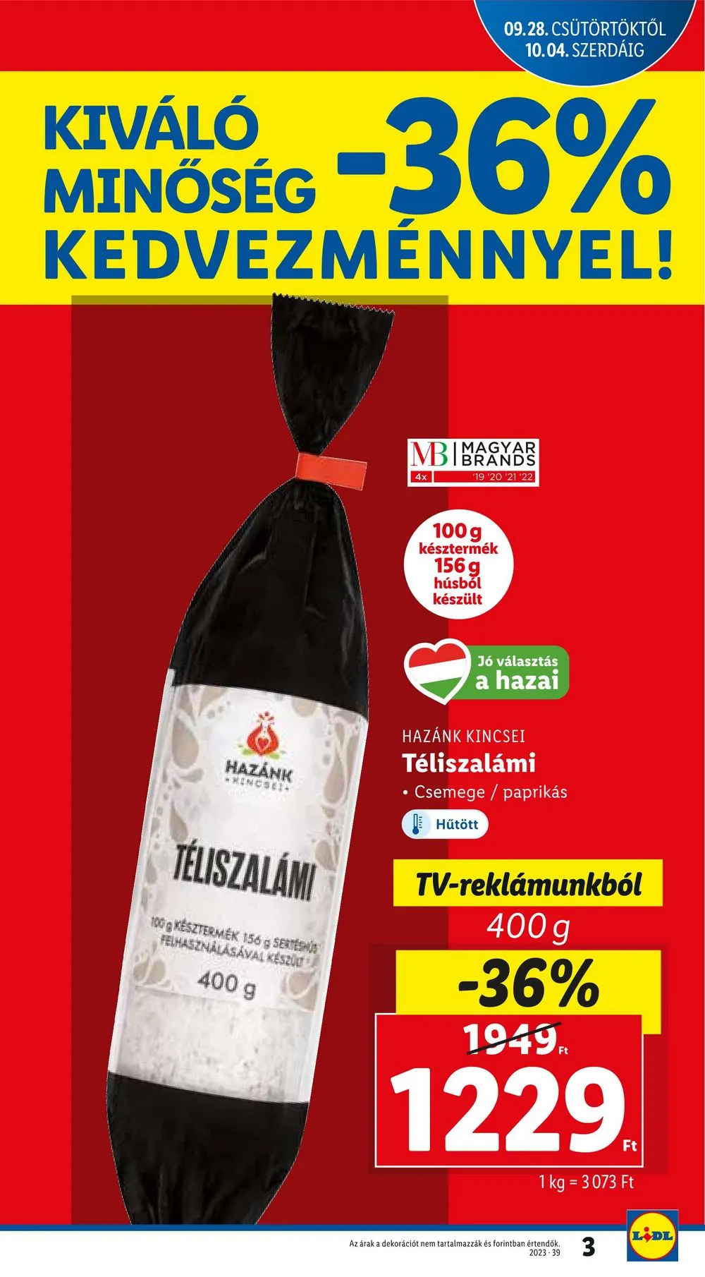 Lidl akciós újság 09.28–10.04 – 3. oldal