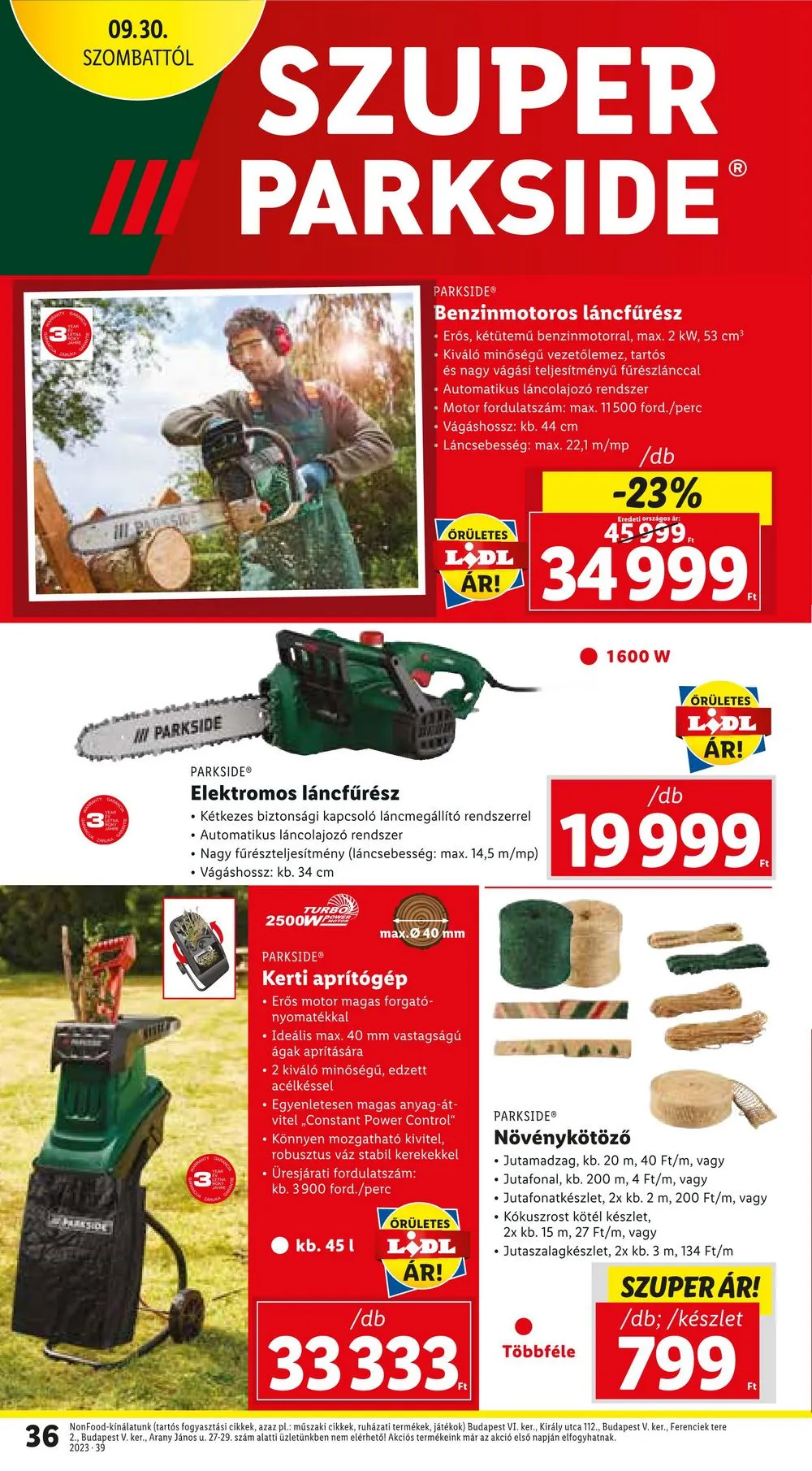 Lidl akciós újság 09.28–10.04 – 36. oldal