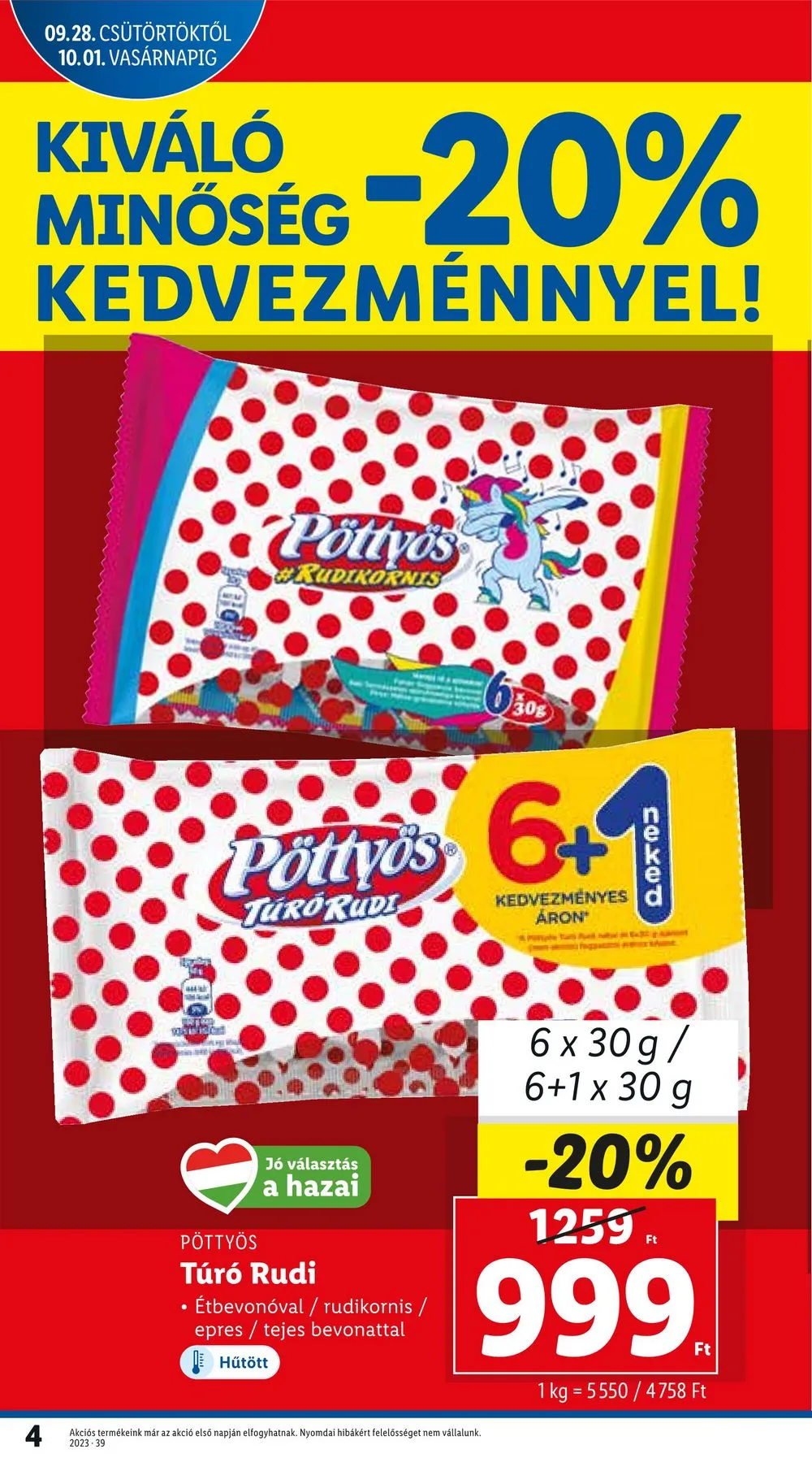 Lidl akciós újság 09.28–10.04 – 4. oldal