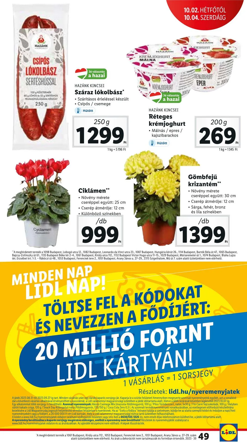 Lidl akciós újság 09.28–10.04 – 49. oldal