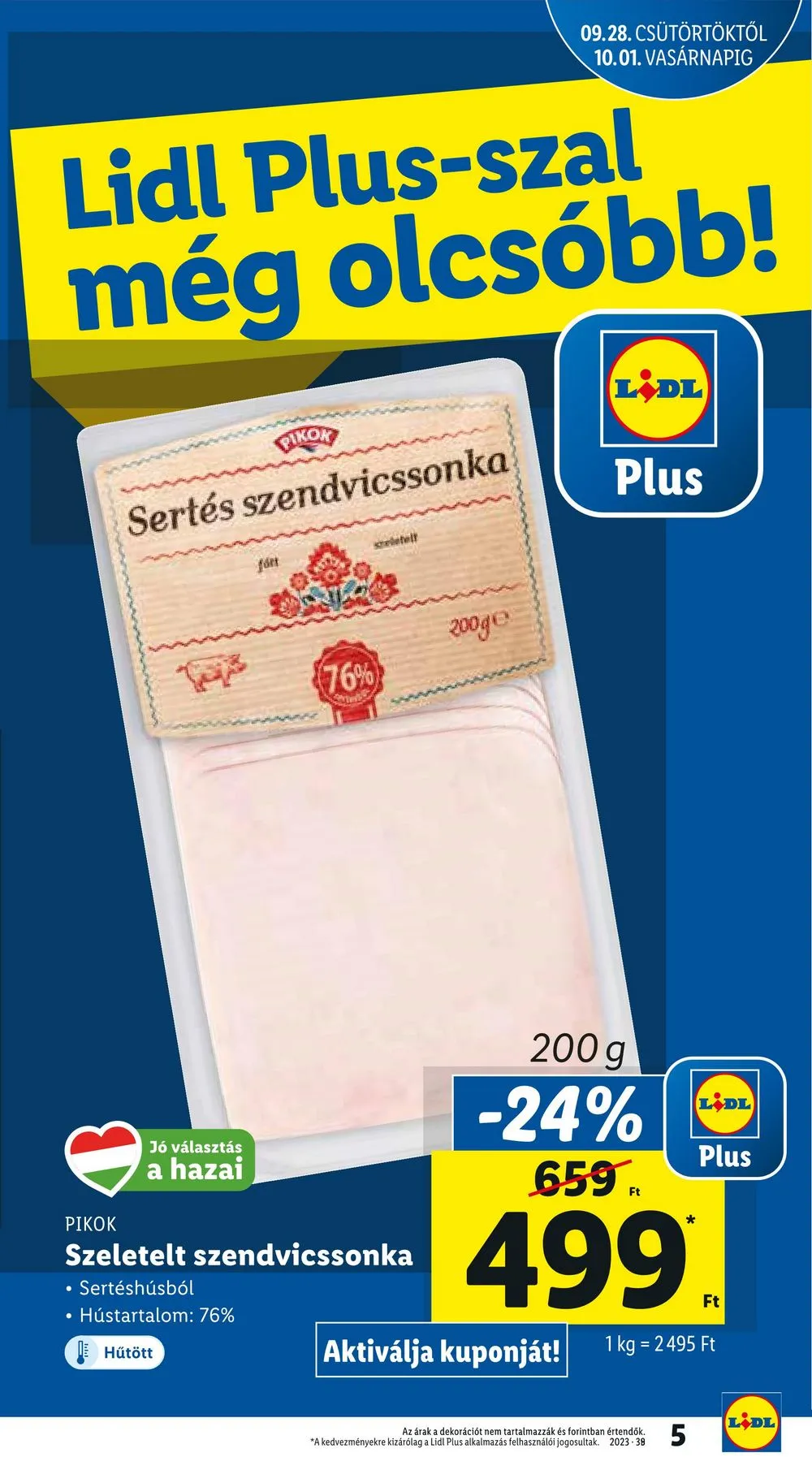 Lidl akciós újság 09.28–10.04 – 5. oldal