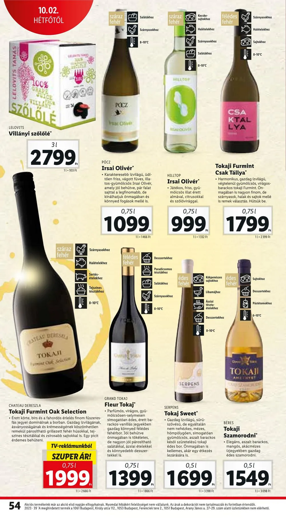 Lidl akciós újság 09.28–10.04 – 54. oldal