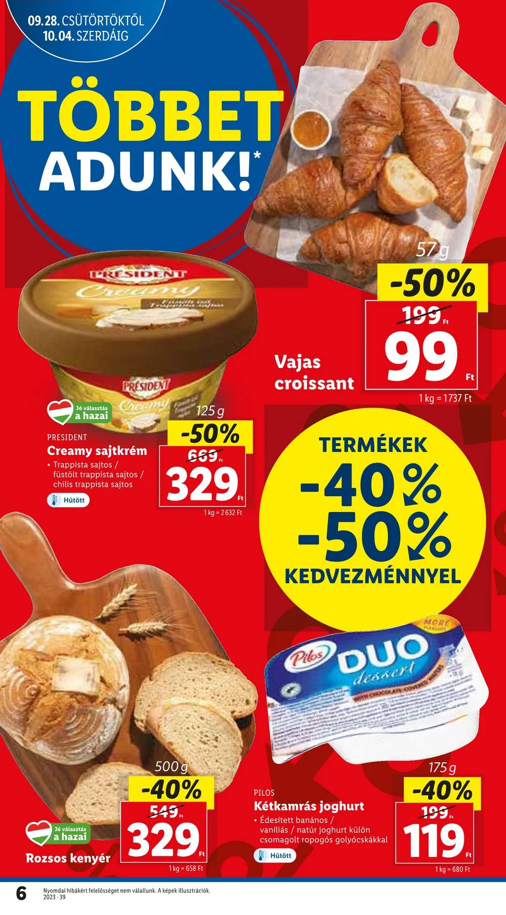 Lidl akciós újság 09.28–10.04 – 6. oldal