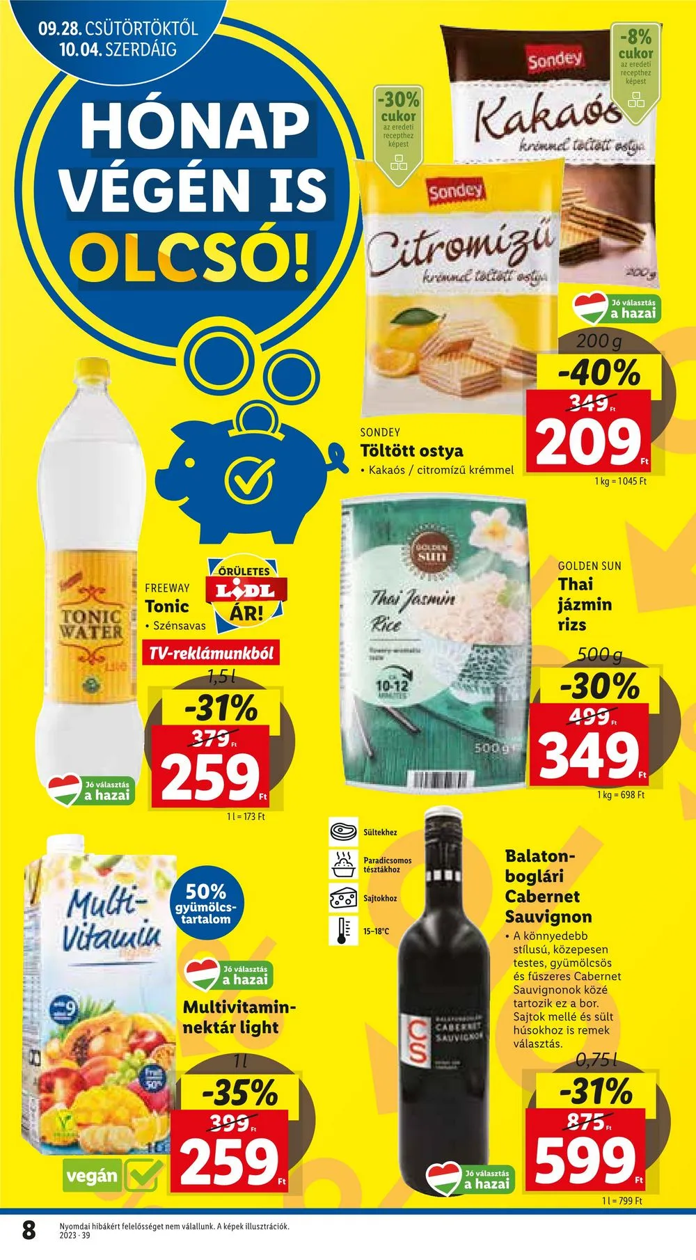 Lidl akciós újság 09.28–10.04 – 8. oldal