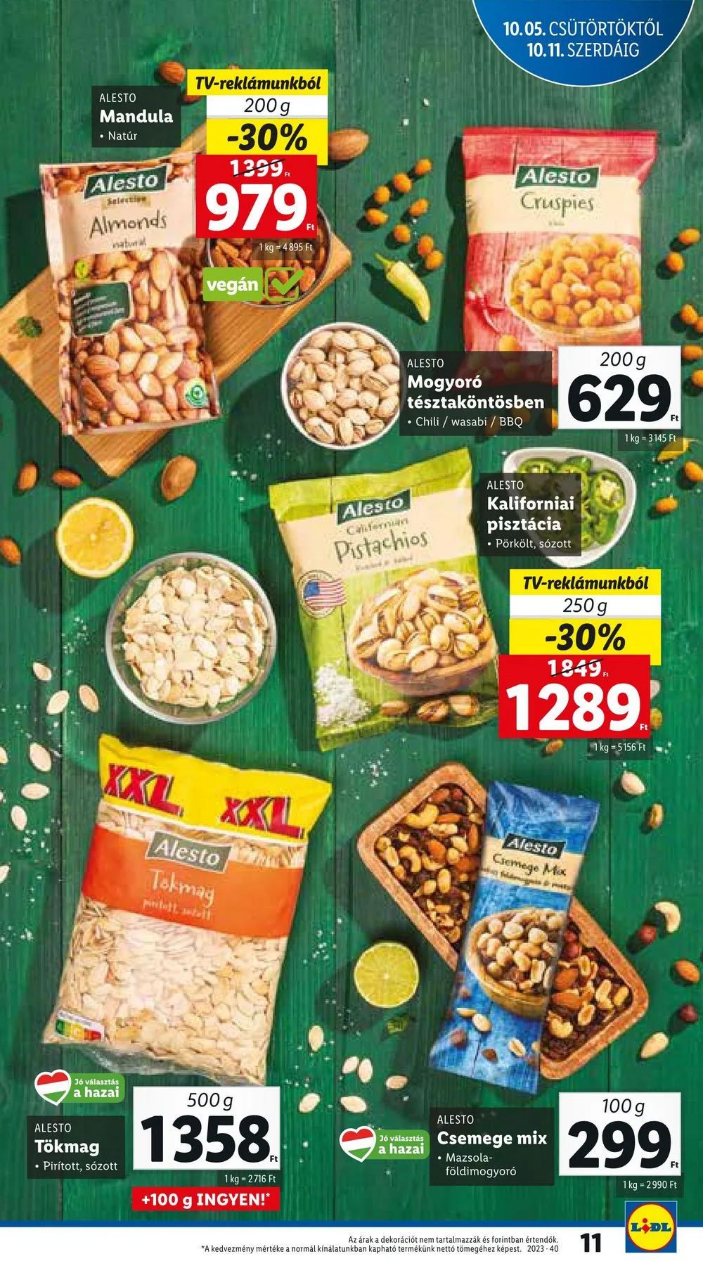 Lidl akciós újság 10.05–10.11 – 11. oldal