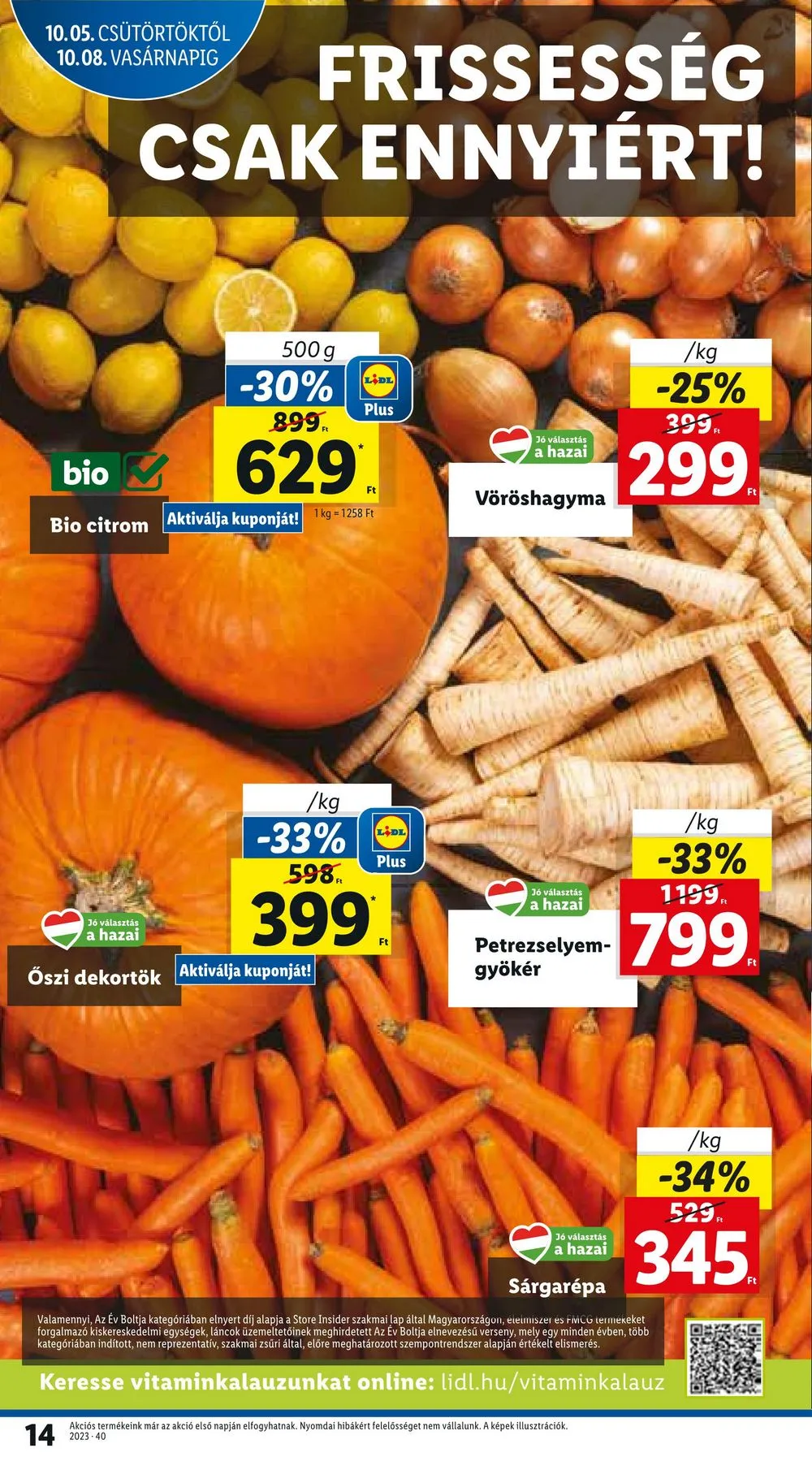 Lidl akciós újság 10.05–10.11 – 14. oldal