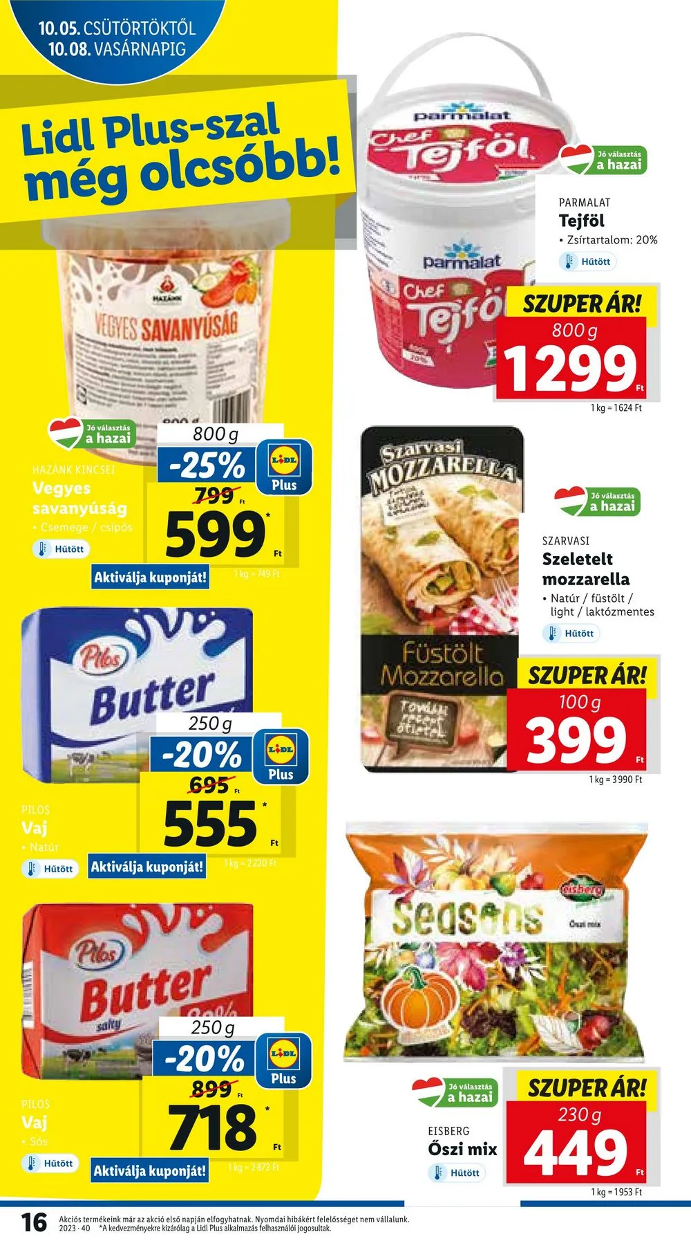 Lidl akciós újság 10.05–10.11 – 16. oldal