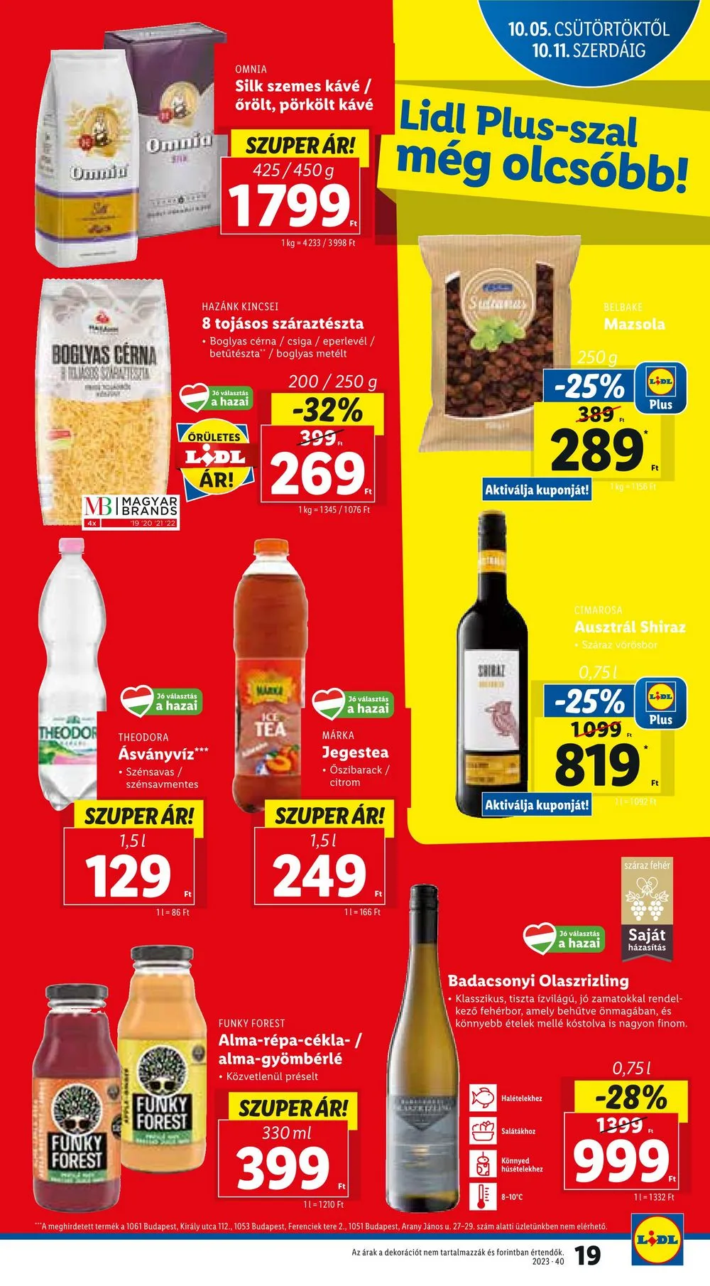 Lidl akciós újság 10.05–10.11 – 19. oldal