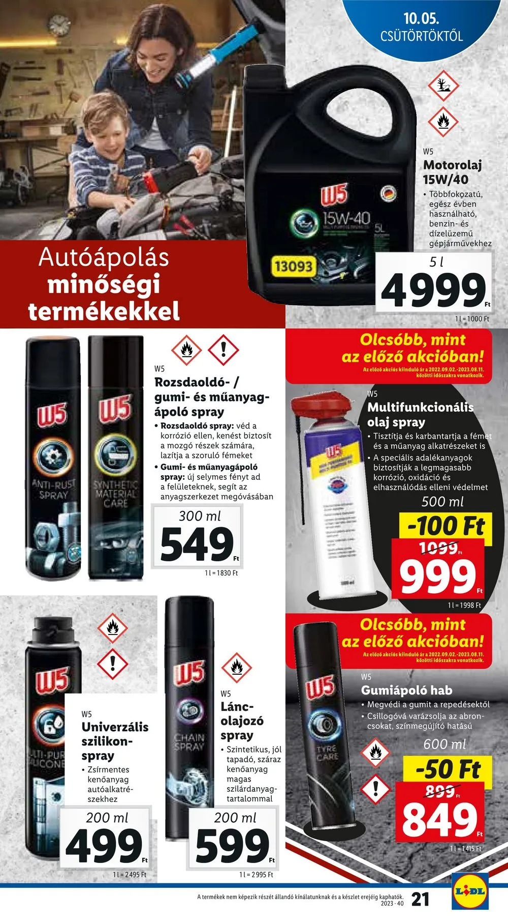 Lidl akciós újság 10.05–10.11 – 21. oldal