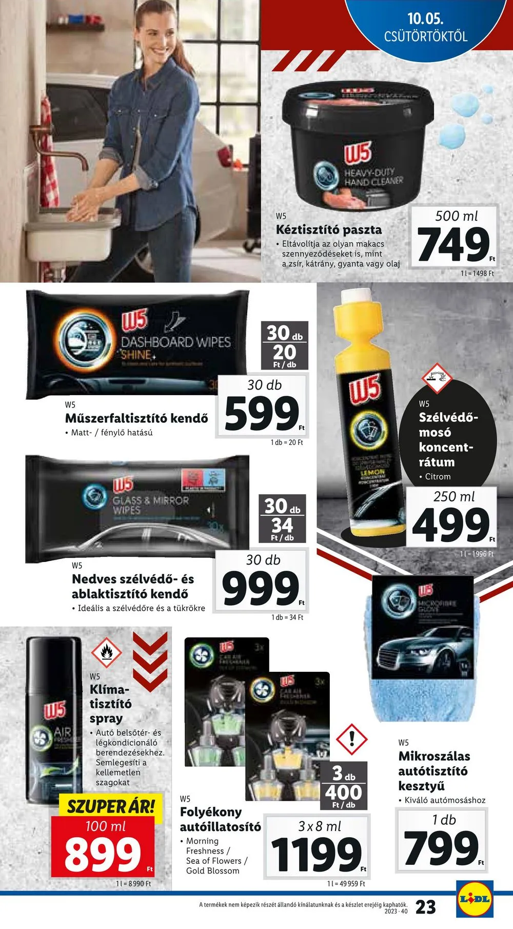 Lidl akciós újság 10.05–10.11 – 23. oldal