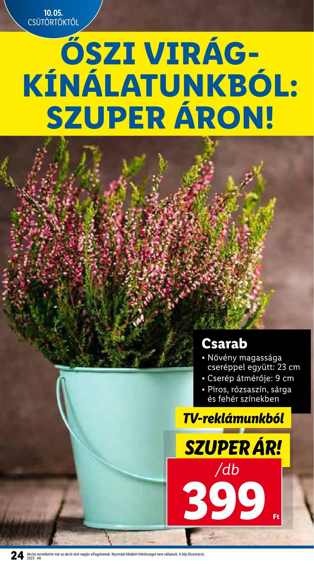 Lidl akciós újság 10.05–10.11 – 24. oldal