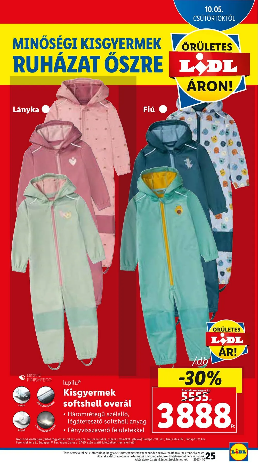 Lidl akciós újság 10.05–10.11 – 25. oldal