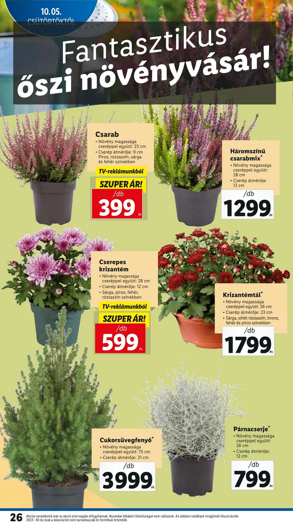 Lidl akciós újság 10.05–10.11 – 26. oldal