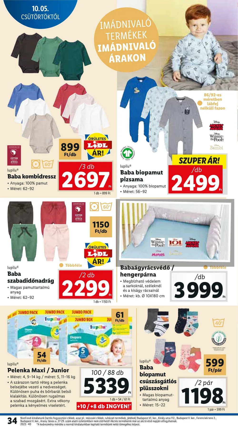 Lidl akciós újság 10.05–10.11 – 34. oldal