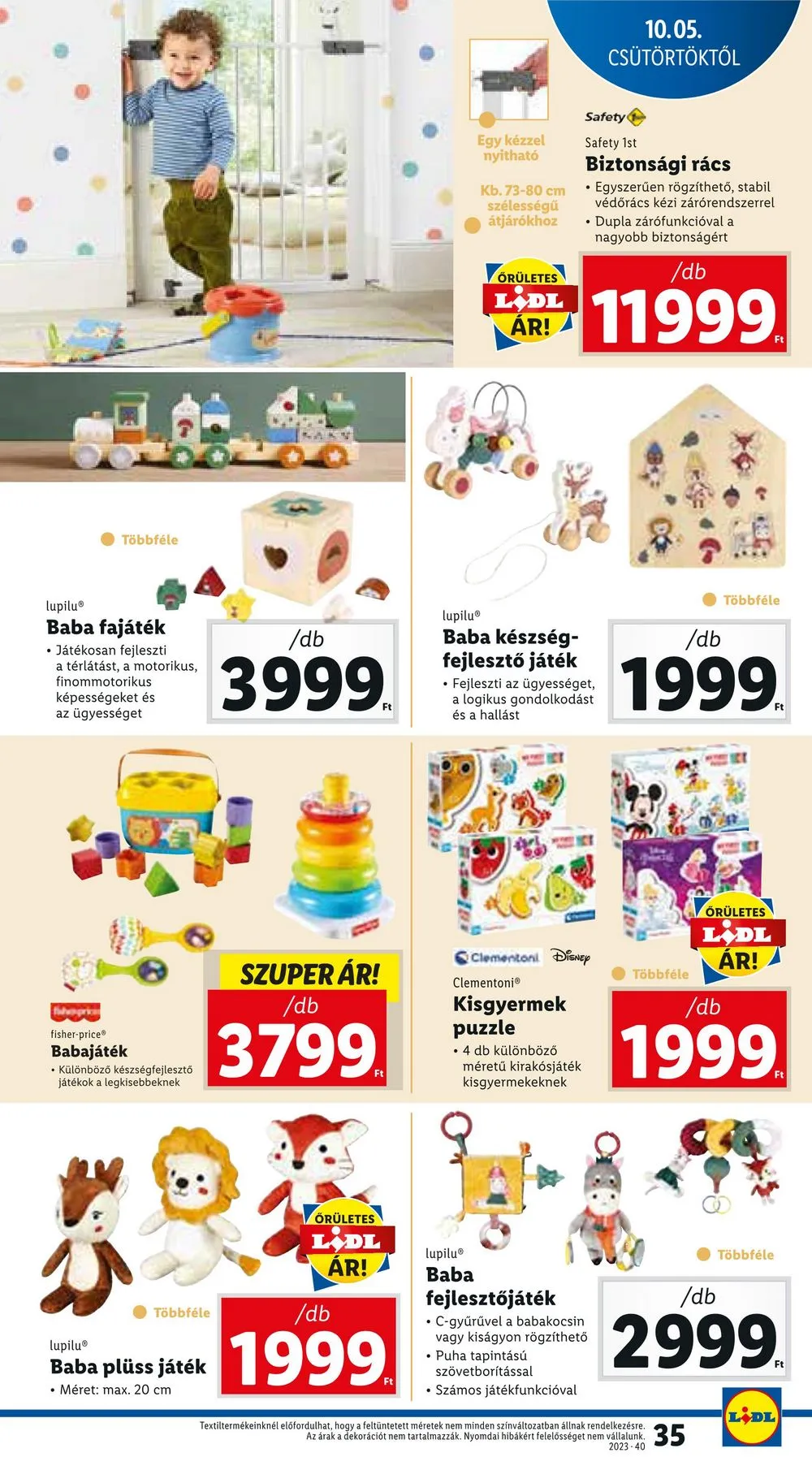 Lidl akciós újság 10.05–10.11 – 35. oldal