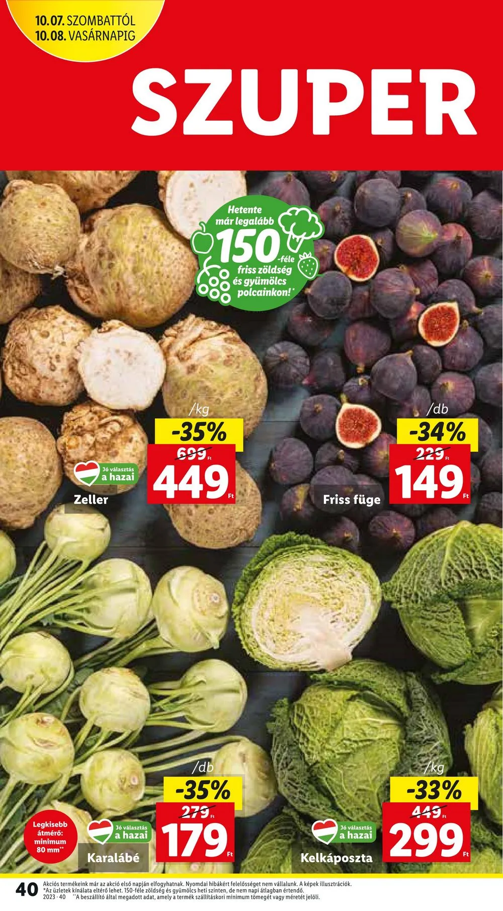 Lidl akciós újság 10.05–10.11 – 40. oldal