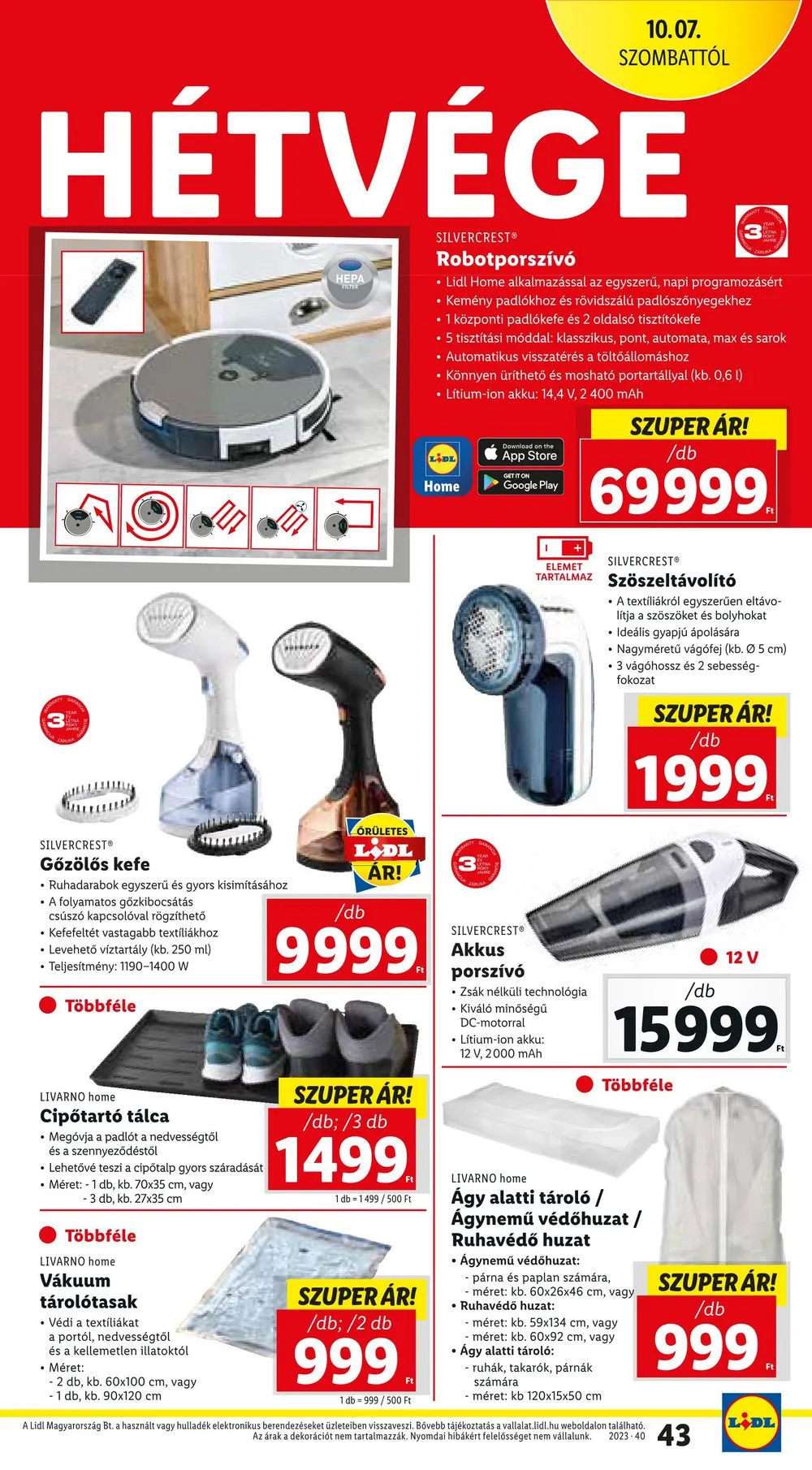 Lidl akciós újság 10.05–10.11 – 43. oldal