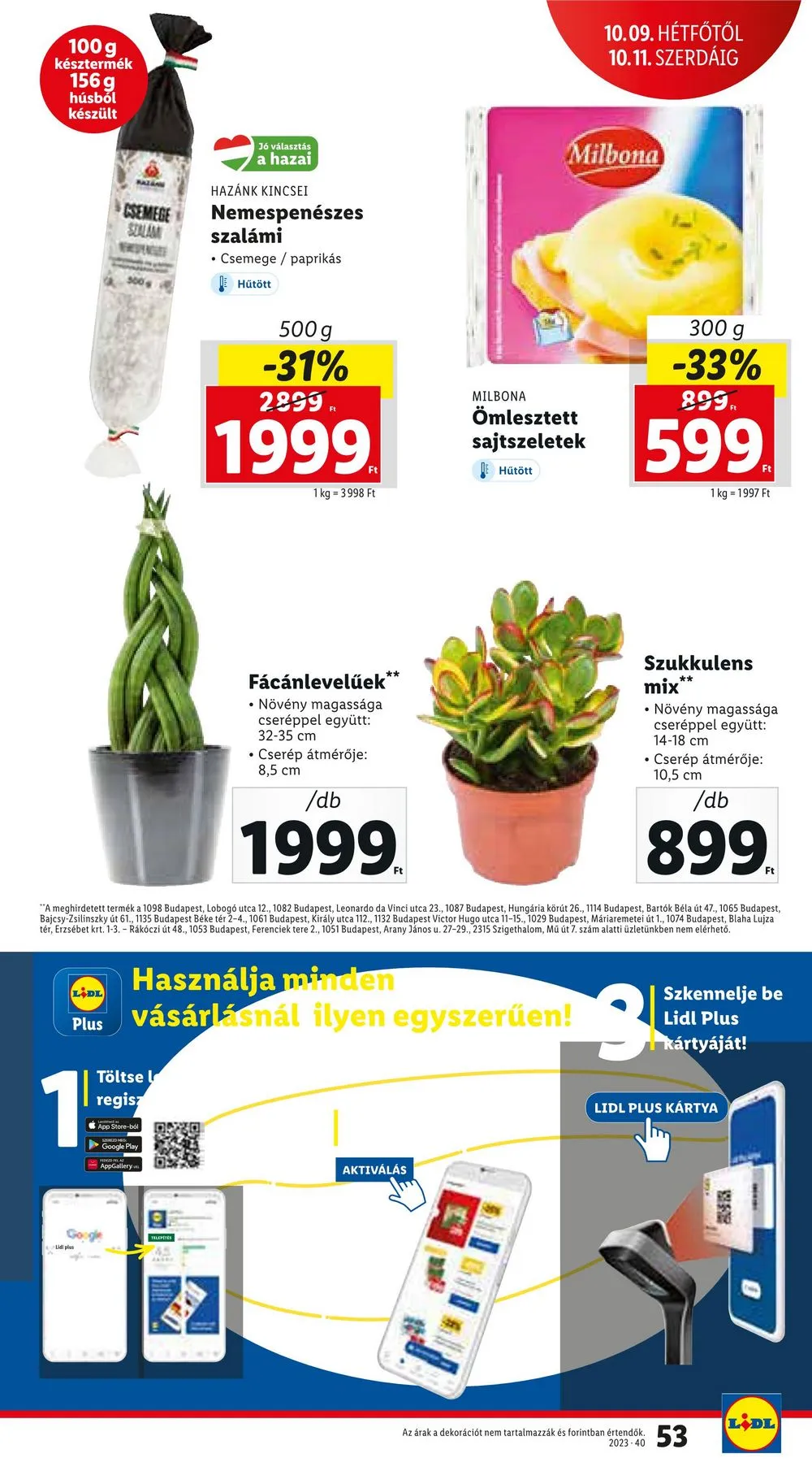 Lidl akciós újság 10.05–10.11 – 53. oldal