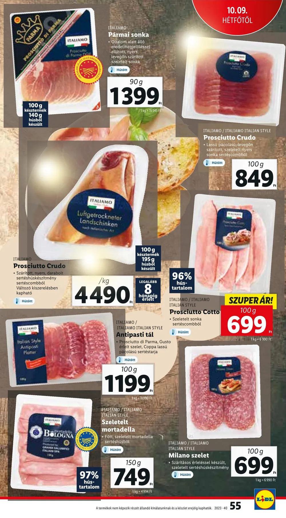 Lidl akciós újság 10.05–10.11 – 55. oldal