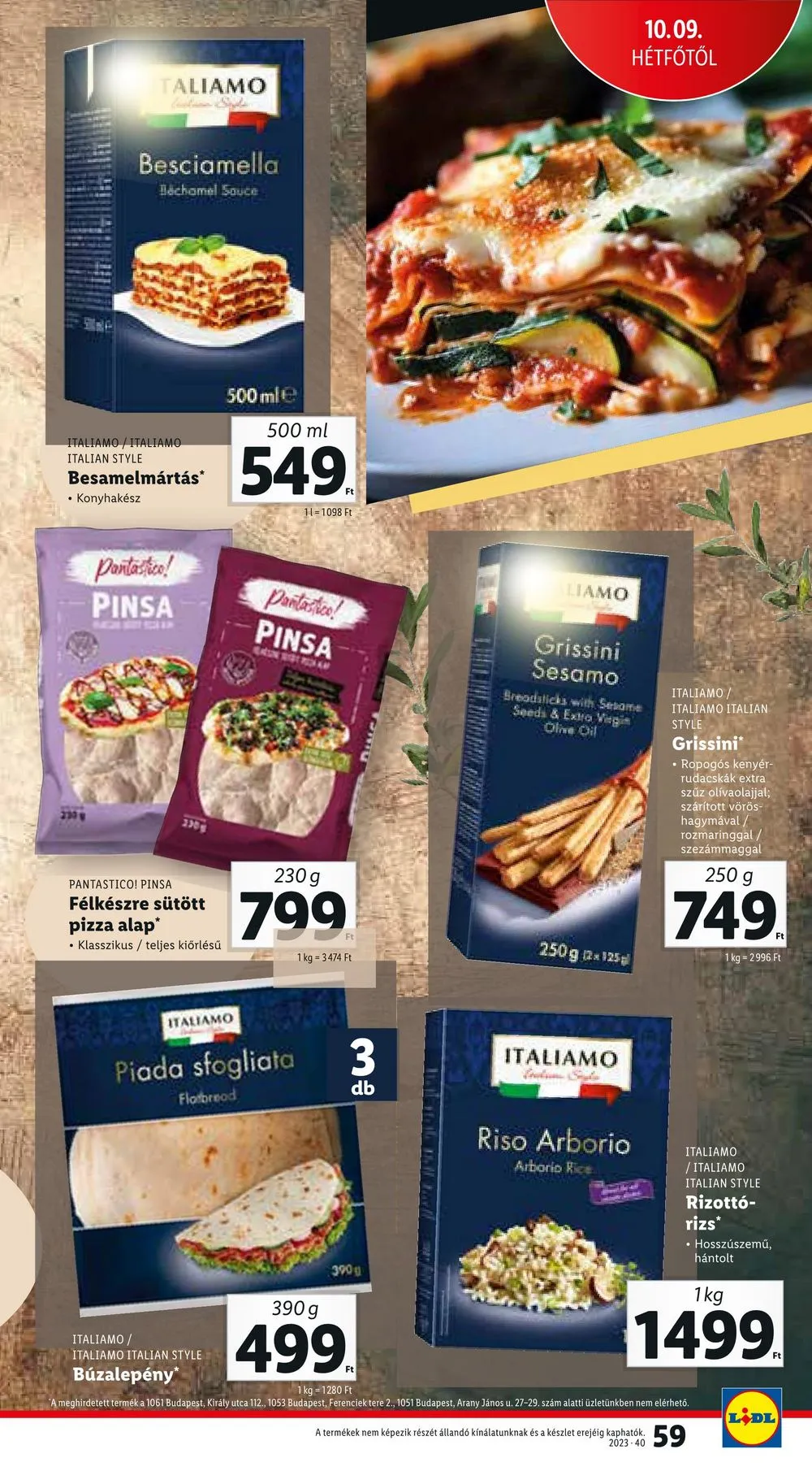 Lidl akciós újság 10.05–10.11 – 59. oldal