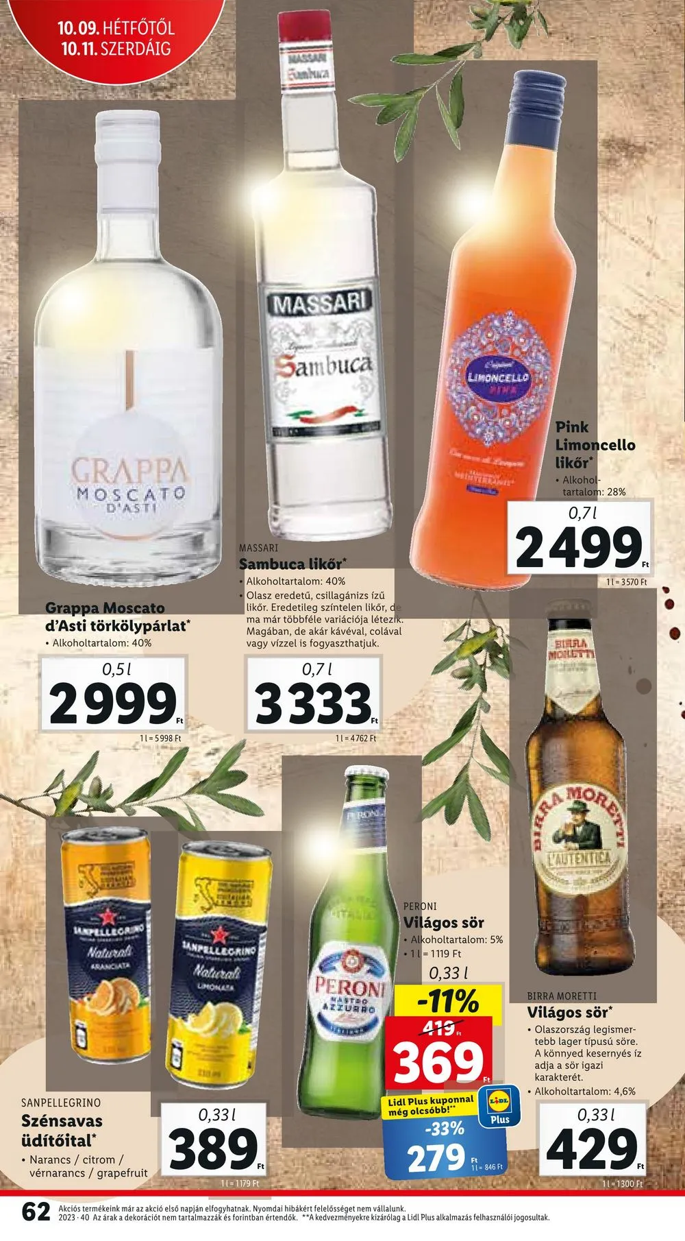 Lidl akciós újság 10.05–10.11 – 62. oldal