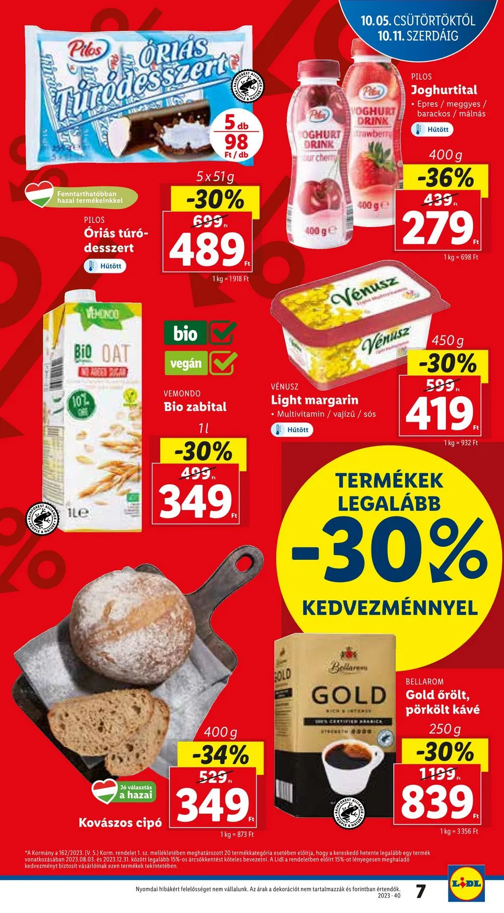 Lidl akciós újság 10.05–10.11 – 7. oldal