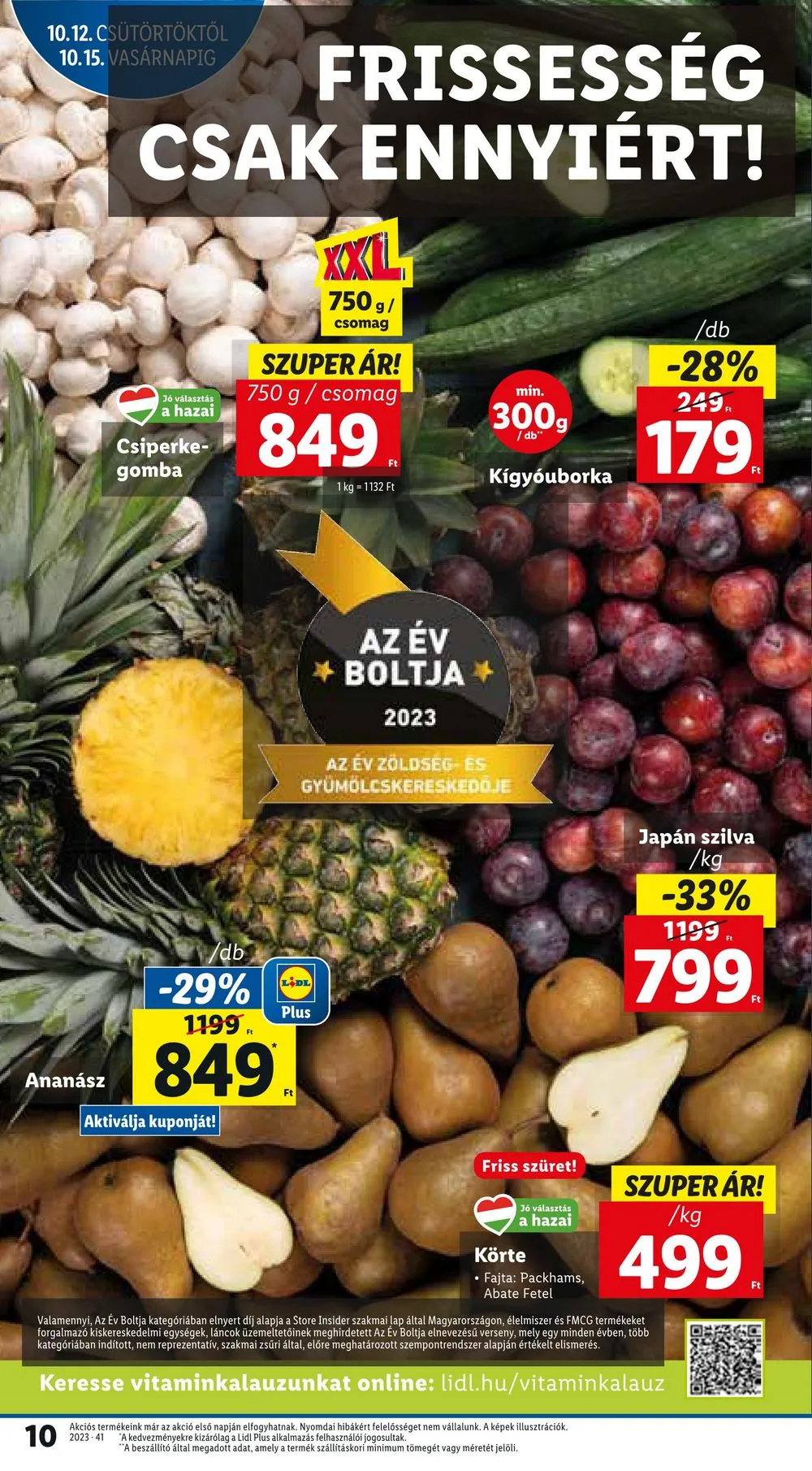 Lidl akciós újság 10.12–10.18 – 10. oldal