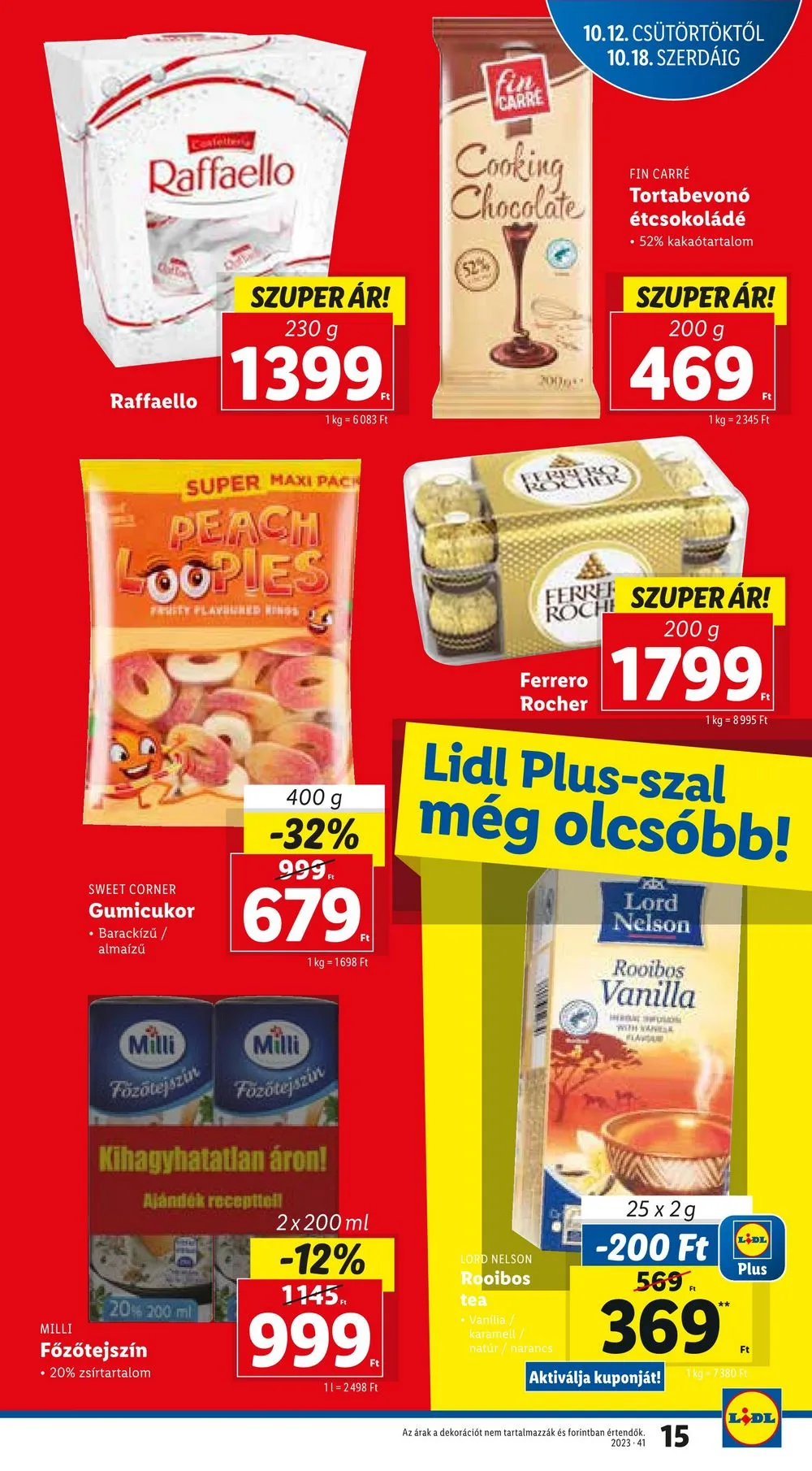 Lidl akciós újság 10.12–10.18 – 15. oldal