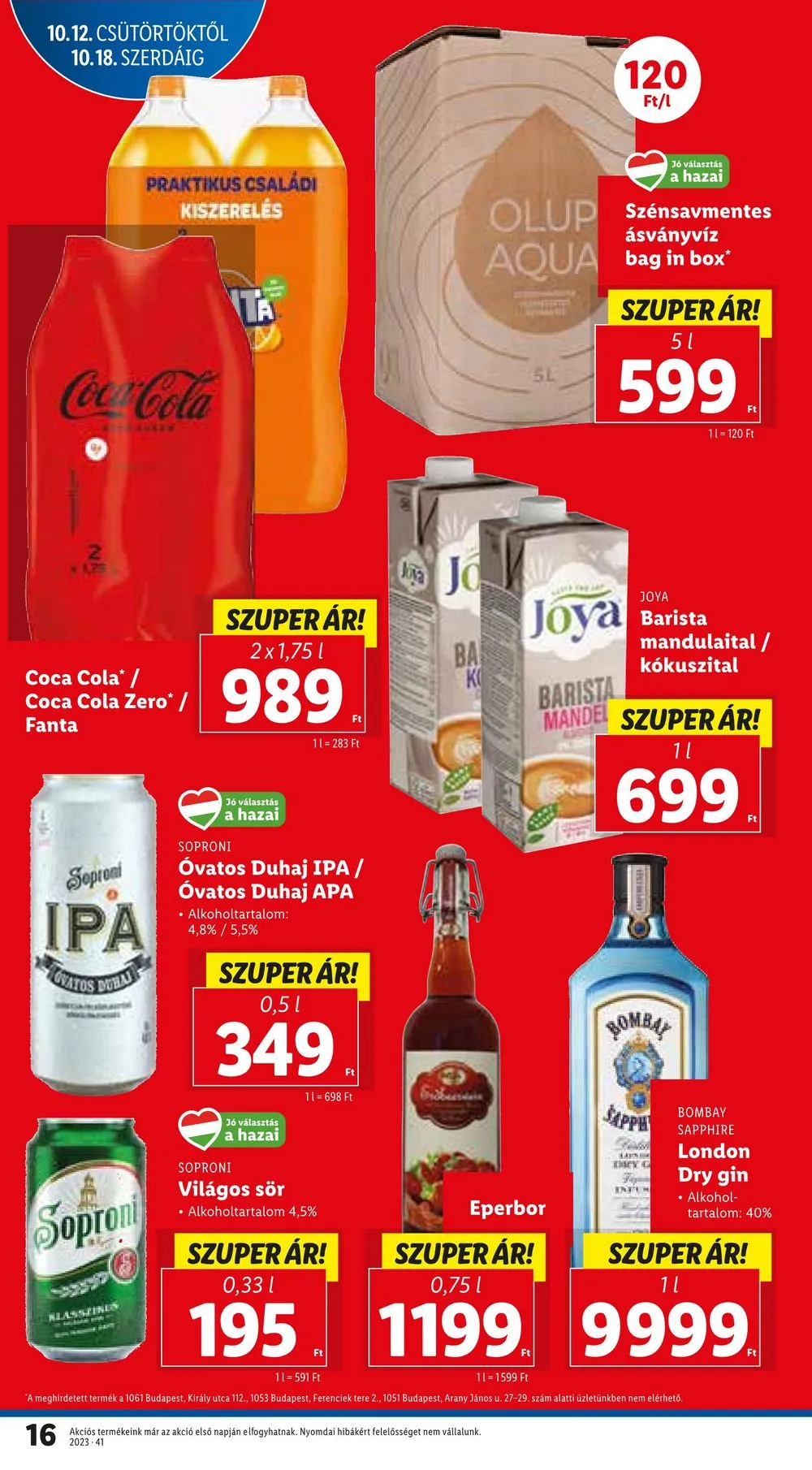 Lidl akciós újság 10.12–10.18 – 16. oldal