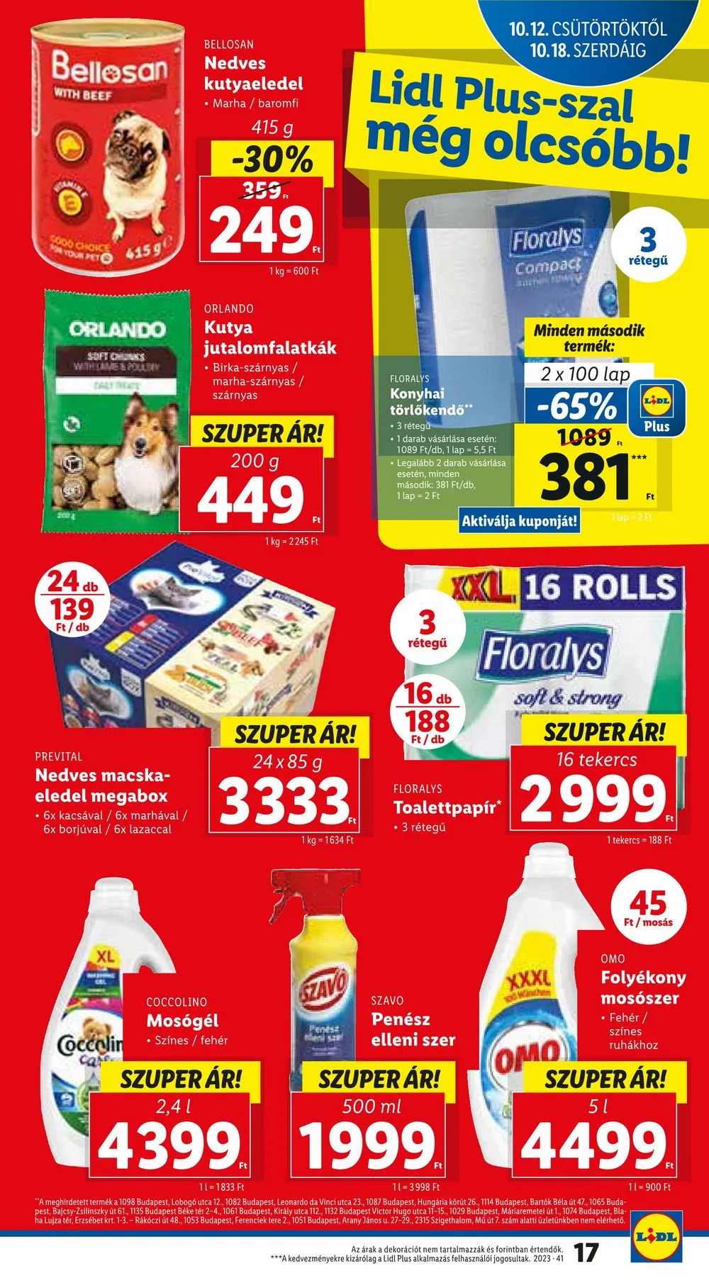 Lidl akciós újság 10.12–10.18 – 17. oldal