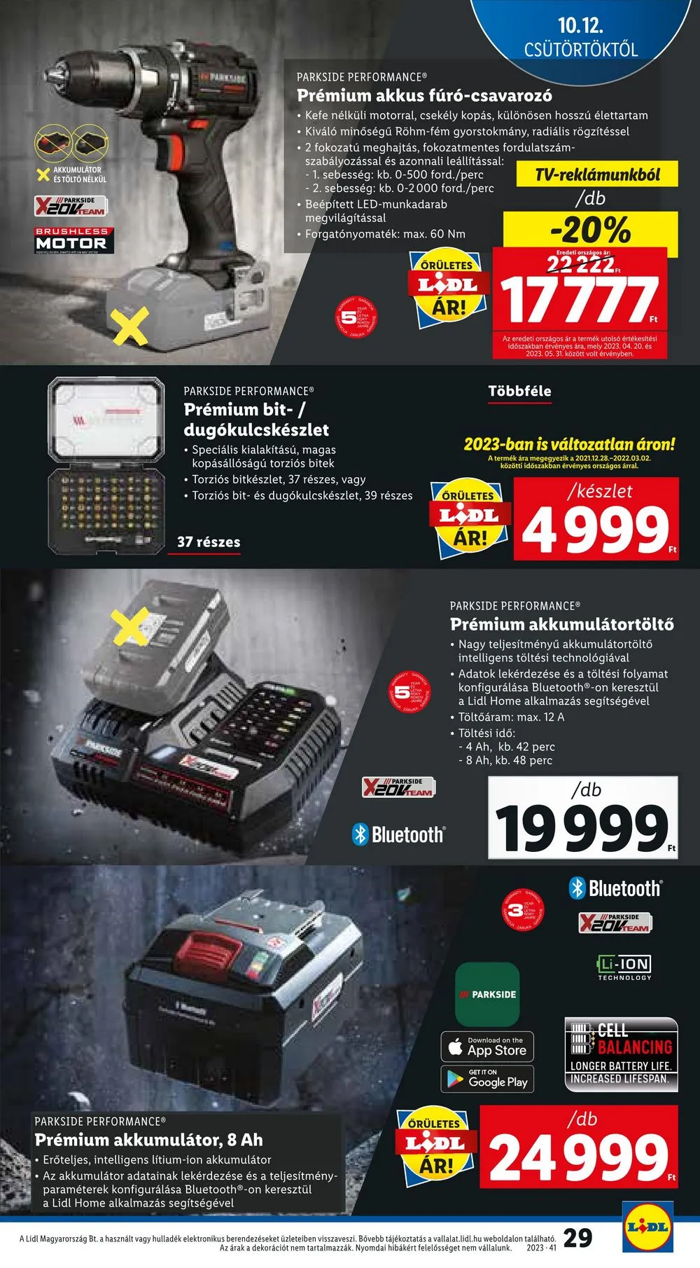 Lidl akciós újság 10.12–10.18 – 29. oldal