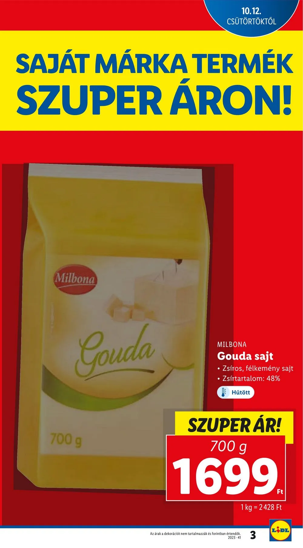 Lidl akciós újság 10.12–10.18 – 3. oldal